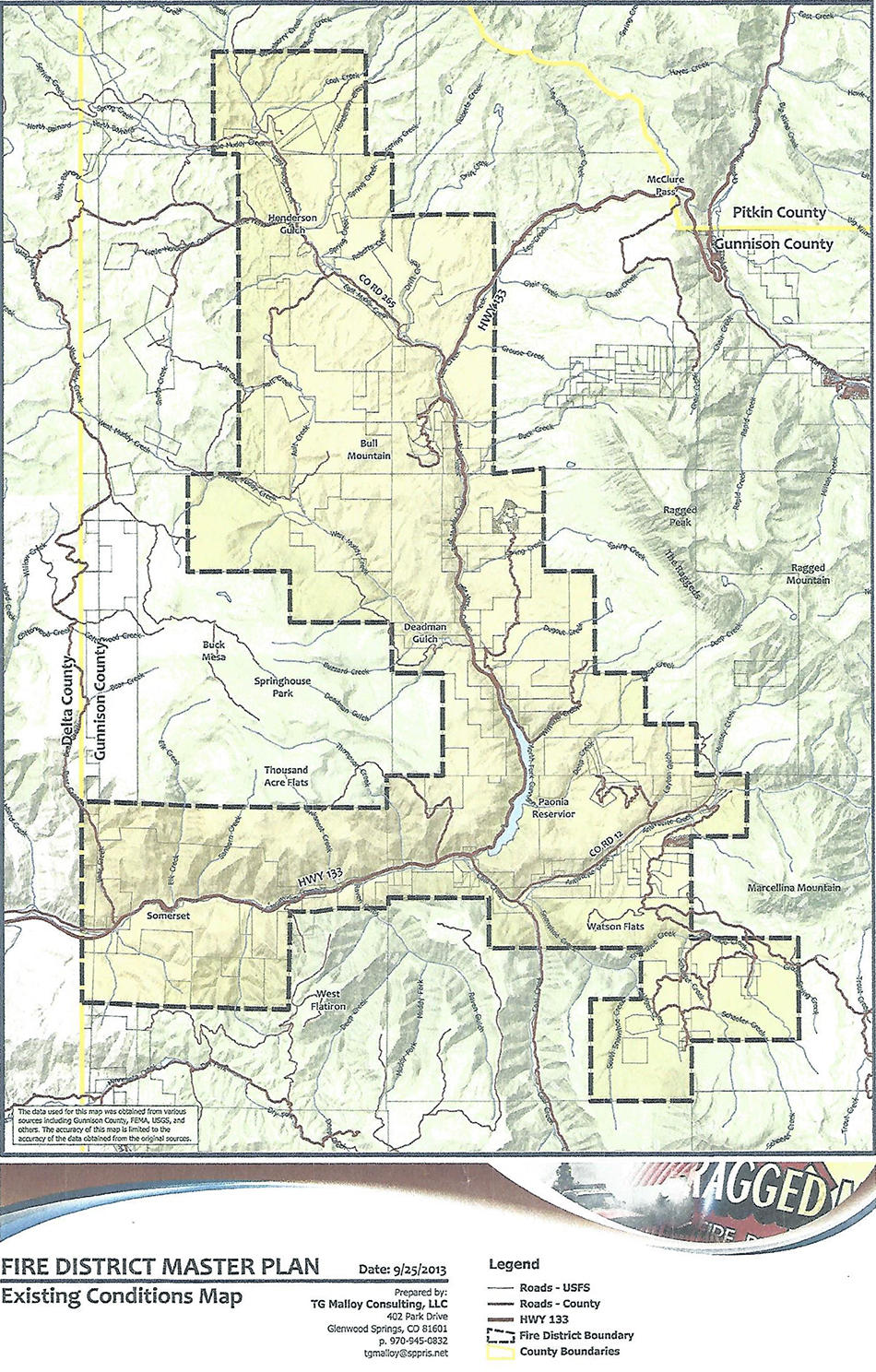 Boundary Map of Fire District